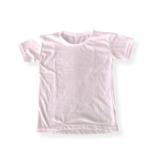 remera blanca de niño sublimable