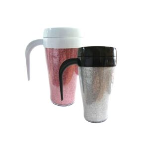 Vaso termico con glitter