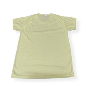 Remera color pastel amarillo