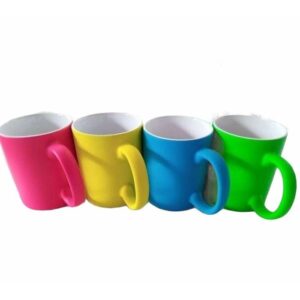 Taza Ceramica Fluo Sublimable